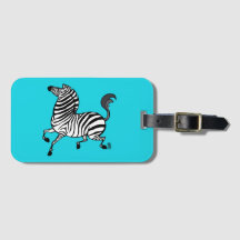 Plains Zebra Luggage Tag