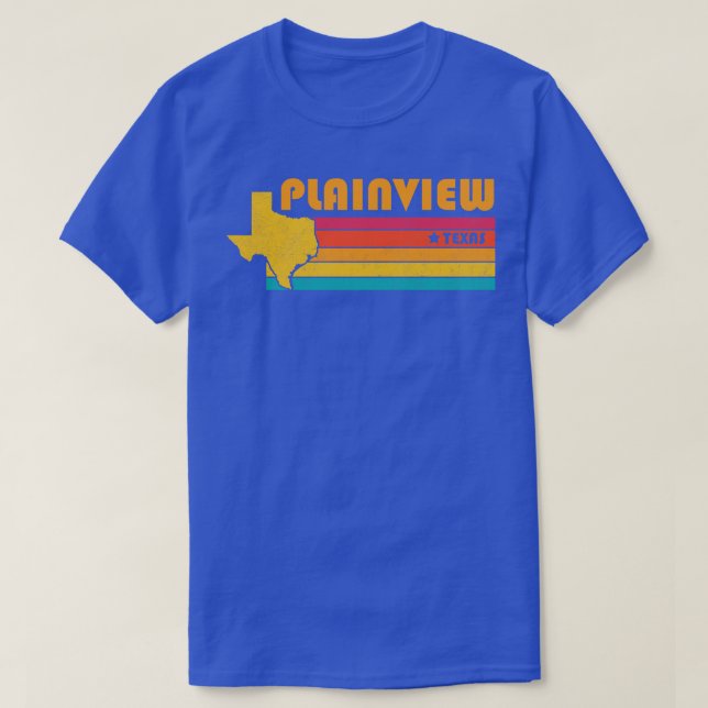 Plainview Texas Vintag beängstigend Souvenir T-Shirt (Design vorne)
