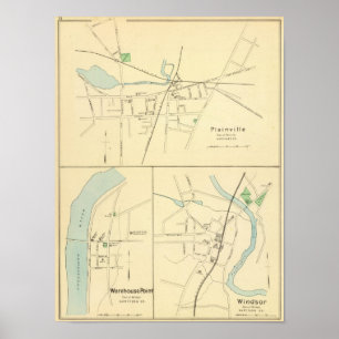 Plainville, Warehouse Pt, Windsor Poster