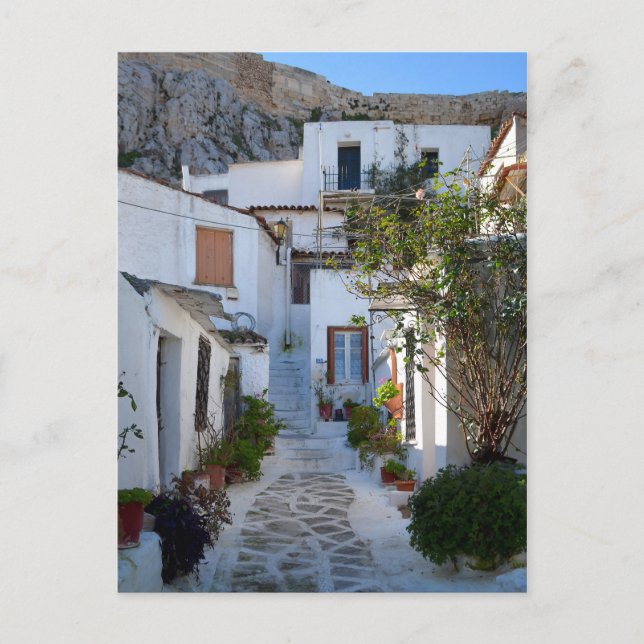 Plaka Athens Postcard Postkarte (Vorderseite)