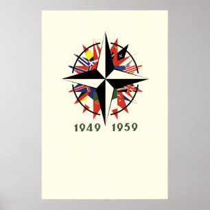Plakat 10 Jahre NATO 1949-1959