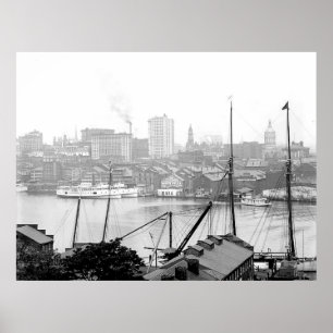 Plakat 1903 Baltimores Maryland