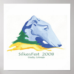 Plakat 2008/Druck Silkenfest Logo Kims Tucker