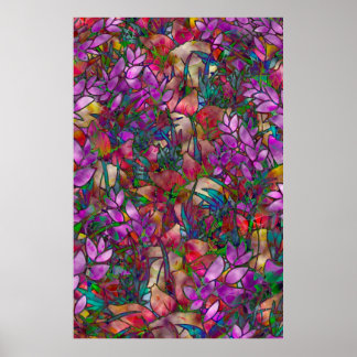 Plakat Abstraktes Hartglas
