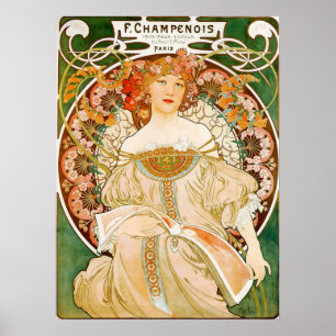 Plakat Alphonse (Alfons) Mucha:  Champenois