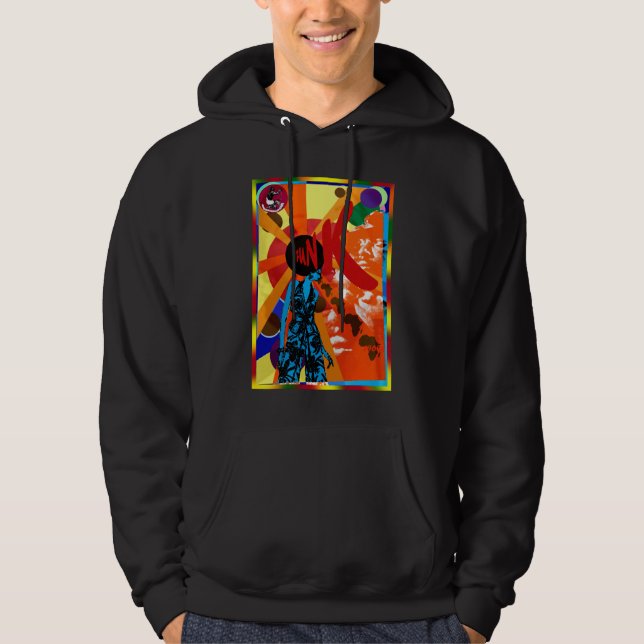 Plakat-Artgeschenke des Funky Funks retro Vintage Hoodie (Vorderseite)