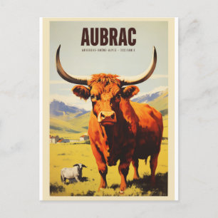 Plakat Aubrac - Auvergne-Rhône-Alpes - Fr Postkarte
