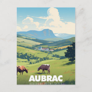 Plakat Aubrac - Auvergne-Rhône-Alpes - Frankreich Postkarte