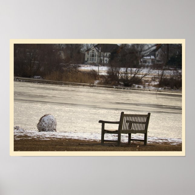 Plakat: Bank am Frozen Creek Poster (Vorne)