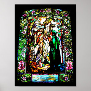 Plakat-Befleckter Glas-Louis Tiffany 111 Poster