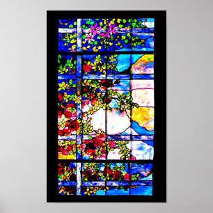 Plakat-Befleckter Glas-Louis Tiffany 117 Poster