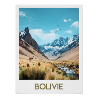 Plakat Bolivien Poster