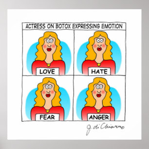 Plakat BOTOX SCHAUSPIELERIN