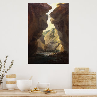 Plakat 'Brücke und Schluchten des Dala-Flusses (17