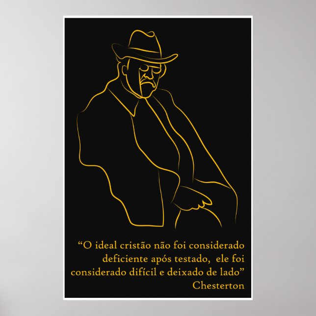 Plakat „Chesterton " (Vorne)