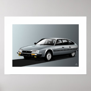 Plakat Citroen CX GTI
