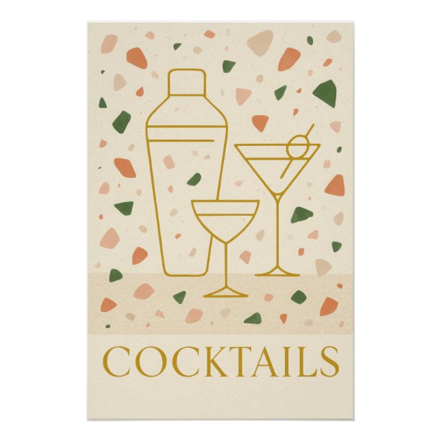 Plakat Cocktails - Villa Mediterrane. Poster (Vorderseite)