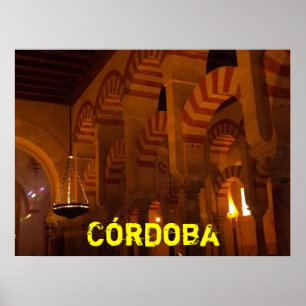 Plakat Cordobas Mezquita-Catedral Spanien