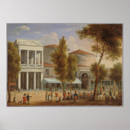 Plakat Das Theater der Sorten und der Durchgang de