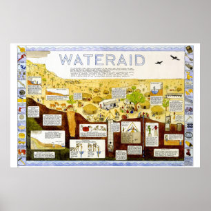 Plakat das wateraid Tim hunkins