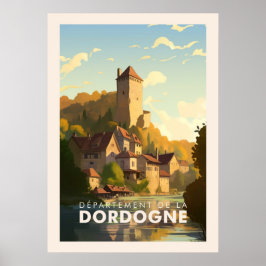Plakat - Departement Dordogne - 24