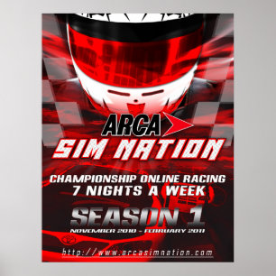 Plakat der Arca Sim Nations-Jahreszeit-1