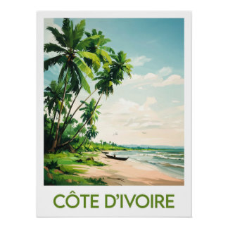 Plakat der Elfenbeinküste Poster
