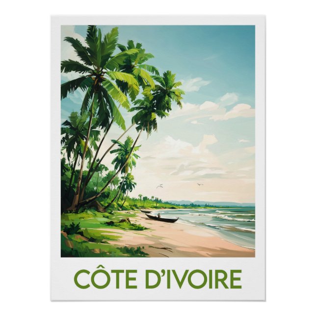 Plakat der Elfenbeinküste Poster (Vorderseite)