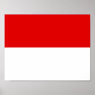 Plakat der Flagge Hessens