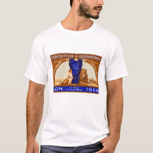 Plakat der internationalen Ausstellung Lyon 1914 T-Shirt