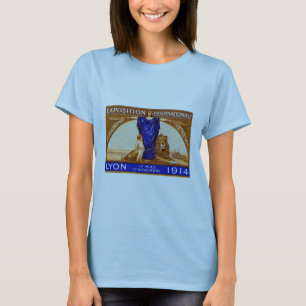 Plakat der internationalen Ausstellung Lyon 1914 T-Shirt