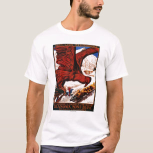 Plakat der Olympischen Winterspiele 1924 T-Shirt