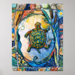 Plakat der PMACarlson Bruder-Schildkröte-III