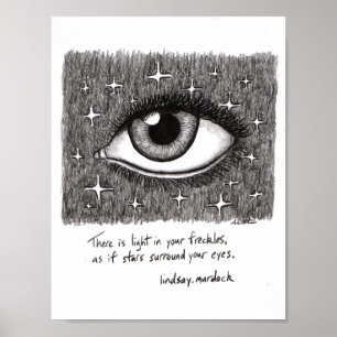 Plakat der Wand 8x10