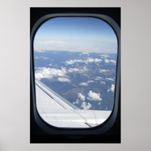 Plakat des Flugzeugfensters (von 14,95)