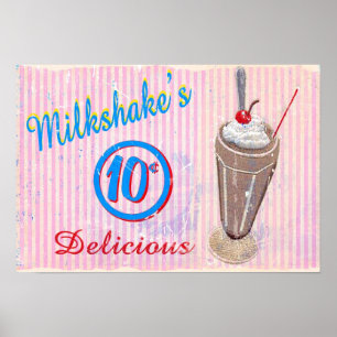 Plakat des Milchshake-II