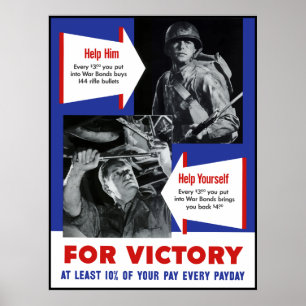 Plakat des Sieg-WW2 -- Grenze