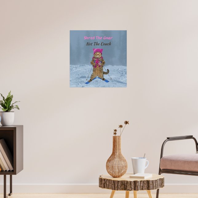 Plakat, die Gnar-Skatze verschrottet Poster (Wohnzimmer 3)