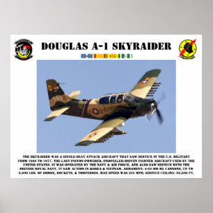 Plakat Douglas A-1 Skyraider