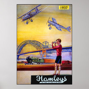 Plakat/Druck: Hamleys Spielzeug-Flugzeuge Poster