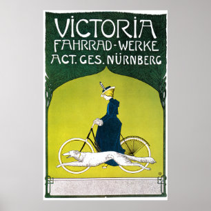 Plakat-Druck: Victoria-Fahrräder Poster