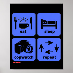 Plakat "EAT, SLEEP...2"