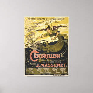 Plakat Emile Bertrand Jules Massenets Cendrillon Leinwanddruck