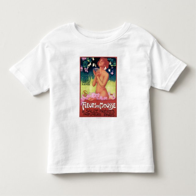 Plakat Fleurs de Mousse Perfume Kleinkind T-shirt (Vorderseite)