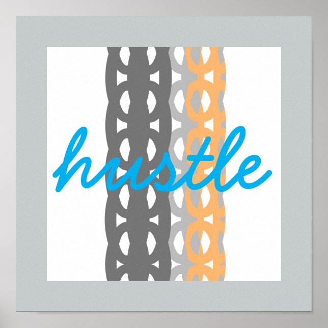 Plakat für abstrakte Grafikdesign mit Text (Vorne)