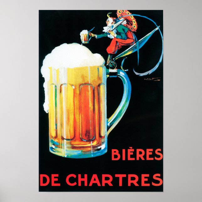 Plakat für Bier von Chartres (Vorne)