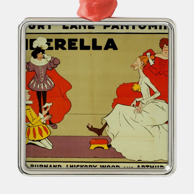 Plakat für 'Cinderella Silbernes Ornament (Vorne)