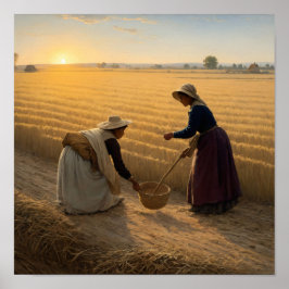 Plakat für das Leben in ländlichen Gebieten: Bauer