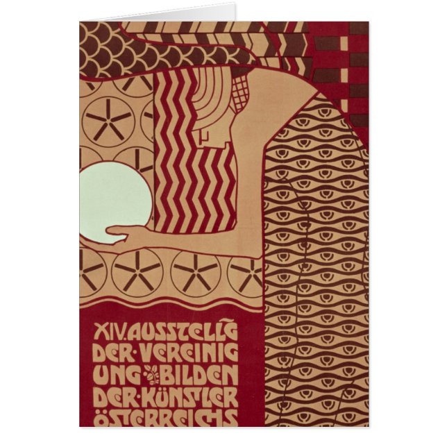 Plakat für die 14. Ausstellung von Wien (Vorne)