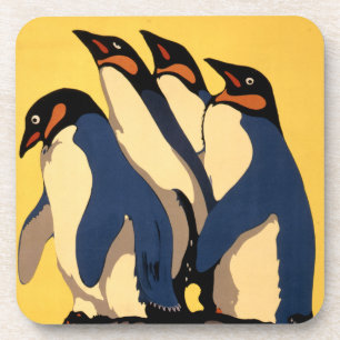 Plakat für die U-Bahn-Verbindung zum Londoner Zoo Getränkeuntersetzer